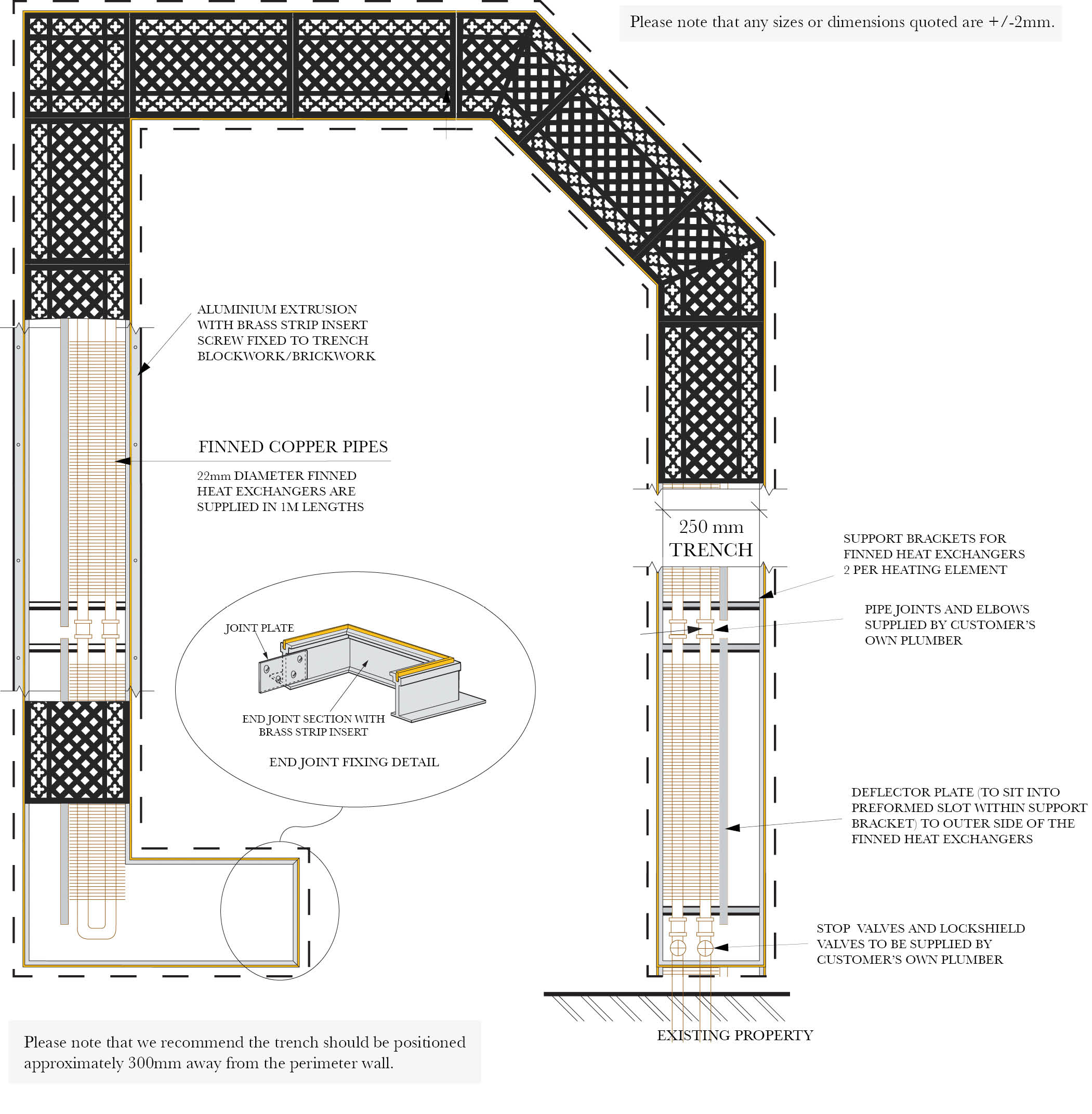 Floor Grilles Design Layout